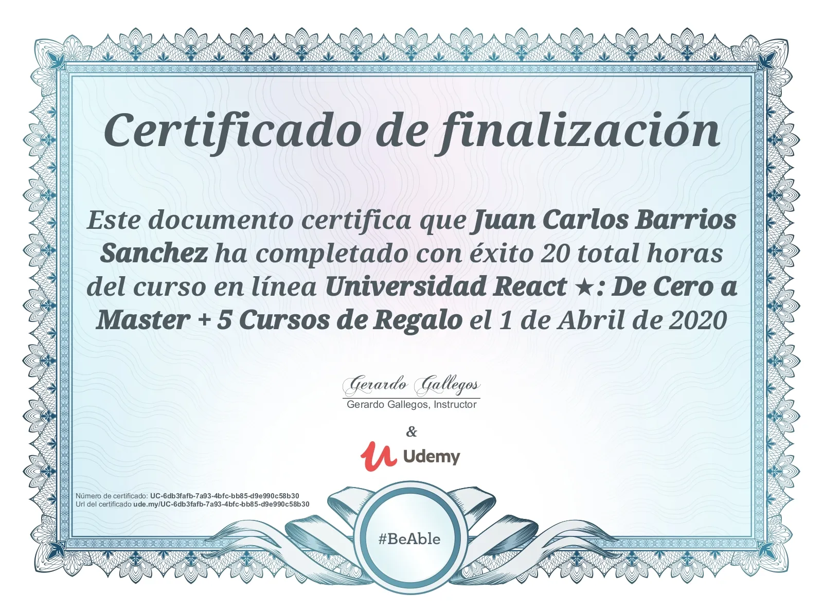 Universidad React ★: De Cero a Master + 5 Cursos de Regalo